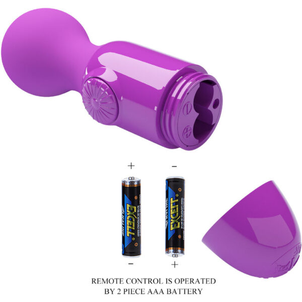 Pretty Love Mini — Wand Massager, Waterproof, Purple — Clitoral Stimulators — view 6