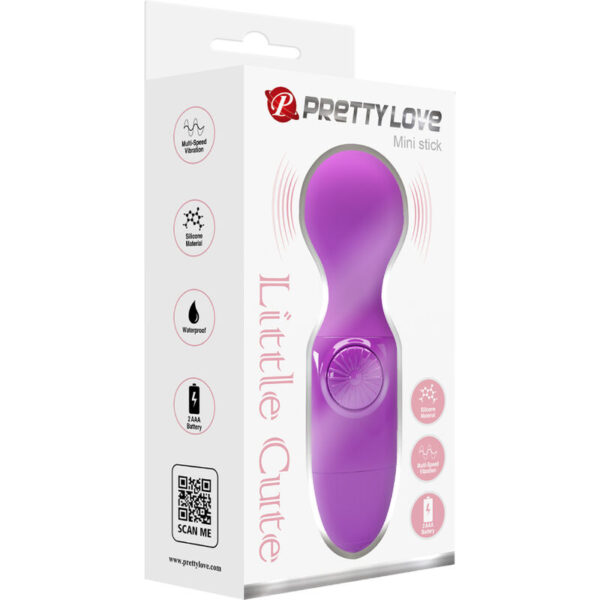 Pretty Love Mini — Wand Massager, Waterproof, Purple — Clitoral Stimulators — view 9