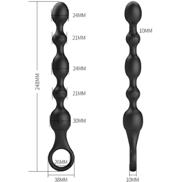 Pretty Love Van — Anal Vibrator, Waterproof, Black — view 7