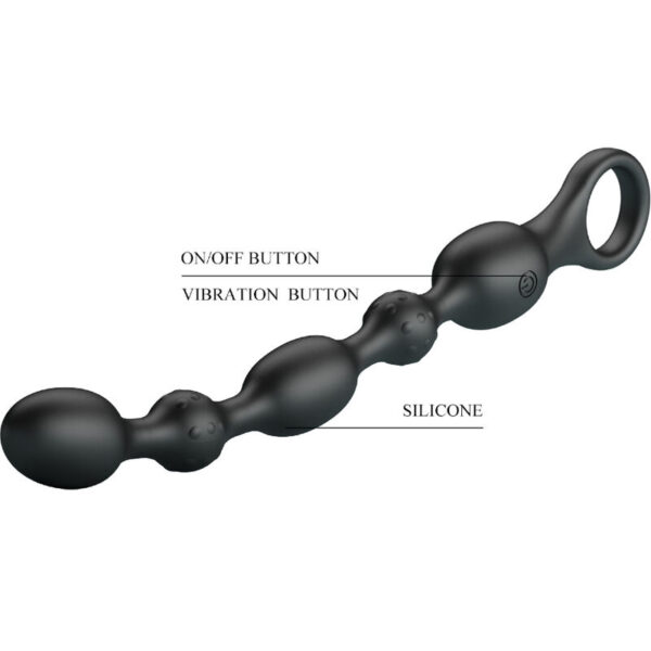 Pretty Love Van — Anal Vibrator, Waterproof, Black — view 8