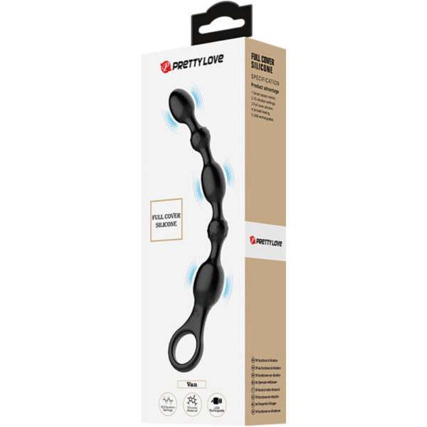 Pretty Love Van — Anal Vibrator, Waterproof, Black — view 9