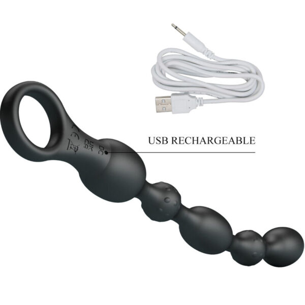 Pretty Love Van — Anal Vibrator, Waterproof, Black — view 3