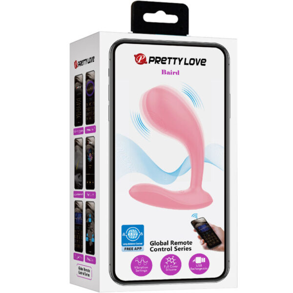 Pretty Love Baird — G-Spot Vibrator, App-Controlled, Pink — App-Controlled Sex Toys — view 4