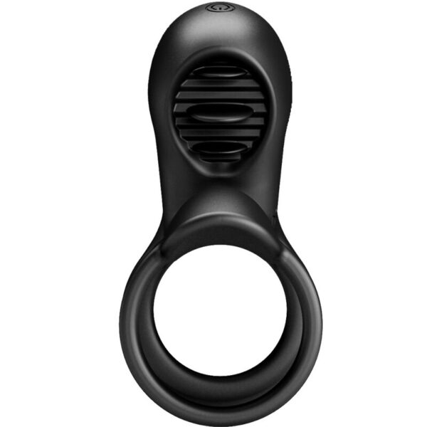 Pretty Love Jammy — Vibrating Penis Sleeve, Rechargeable, Black — Cock Rings — view 7