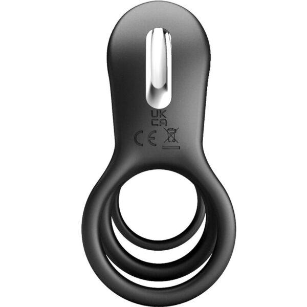 Pretty Love Jammy — Vibrating Penis Sleeve, Rechargeable, Black — Cock Rings — view 10