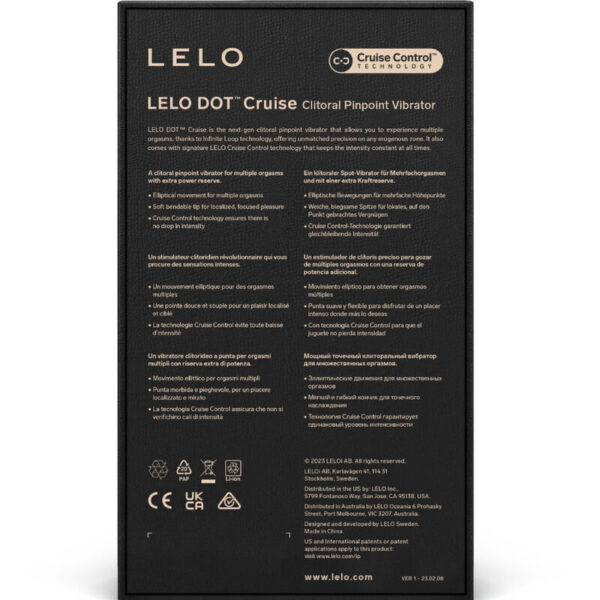 LELO DOT CRUISE CLITORAL STIMULATOR YELLOW LELO Dot Cruise — Clitoral Stimulator, Waterproof — Clitoral Stimulators — view 7
