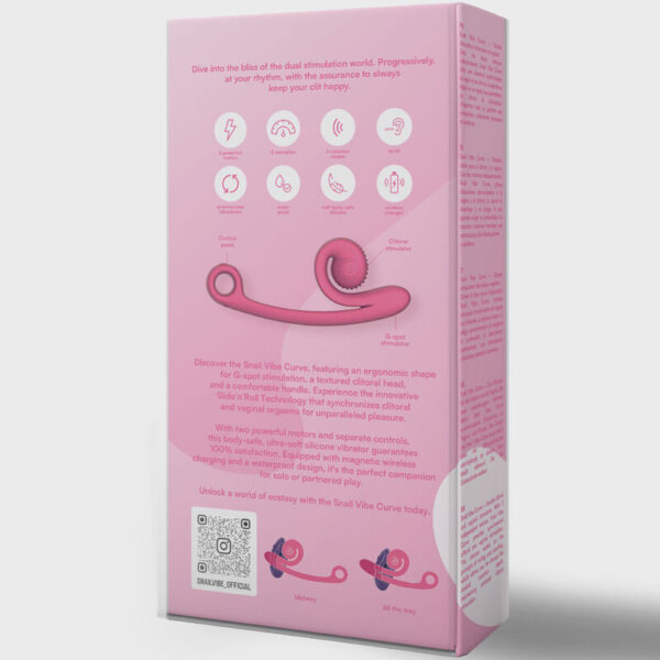 Snail Vibe Curve — G-Spot Vibrator, Rechargeable — Clitoral Stimulators — view 3