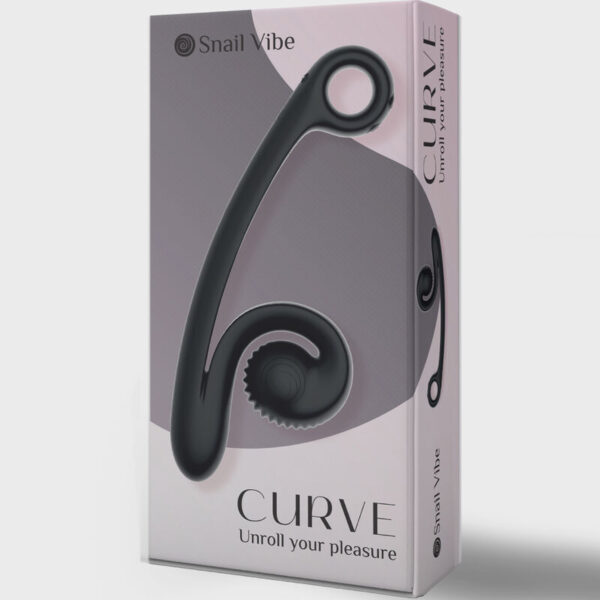 Snail Vibe Curve — G-Spot Vibrator, Rechargeable, Black — Clitoral Stimulators — view 3