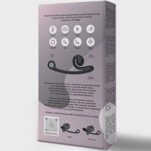 Snail Vibe Curve — G-Spot Vibrator, Rechargeable, Black — Clitoral Stimulators — view 4