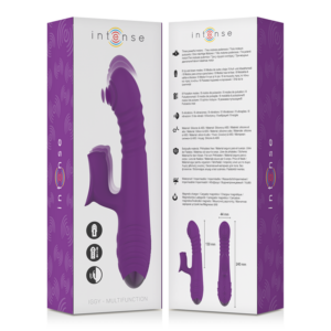 Intense Iggy — Thrusting Vibrator, Rechargeable, Purple — Rabbit Vibrators — view 4
