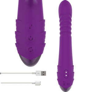 Intense Iggy — Thrusting Vibrator, Rechargeable, Purple — Rabbit Vibrators — view 3