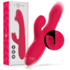 Intense Dua — Thrusting Vibrator, Rechargeable, Red — Rabbit Vibrators