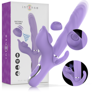 Intense Billie — Thrusting Vibrator, Rechargeable, Purple — Clitoral Suction Vibrators