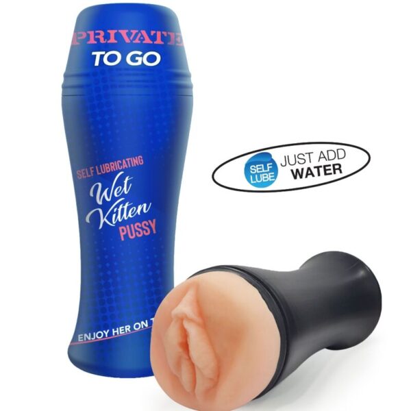 Private Wet Kitten To Go — Male Masturbator, Self-Lubricating — Manual Strokers — view 2