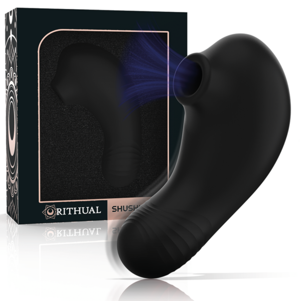 Rithual Shushu Pro — Air Pulse Stimulator, Black — Air Pulse Vibrators — view 7