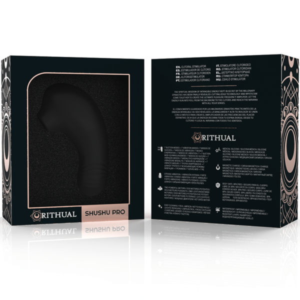 Rithual Shushu Pro — Air Pulse Stimulator, Black — Air Pulse Vibrators — view 6