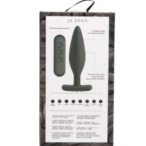 Je Joue Egon — Vibrating Butt Plug, Black — Anal — view 3