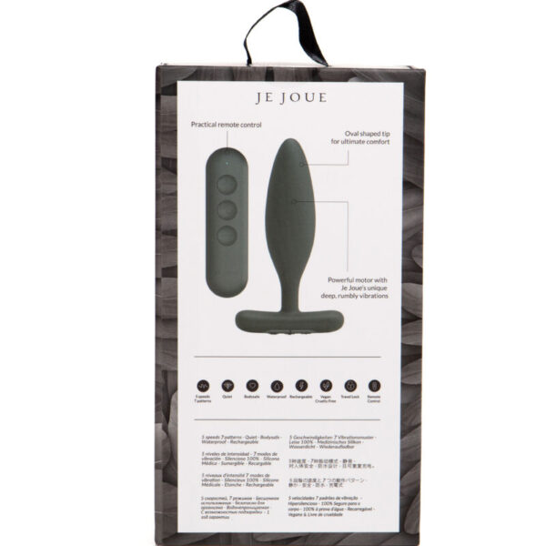 Je Joue Vesta — Vibrating Butt Plug, Black — Anal — view 6