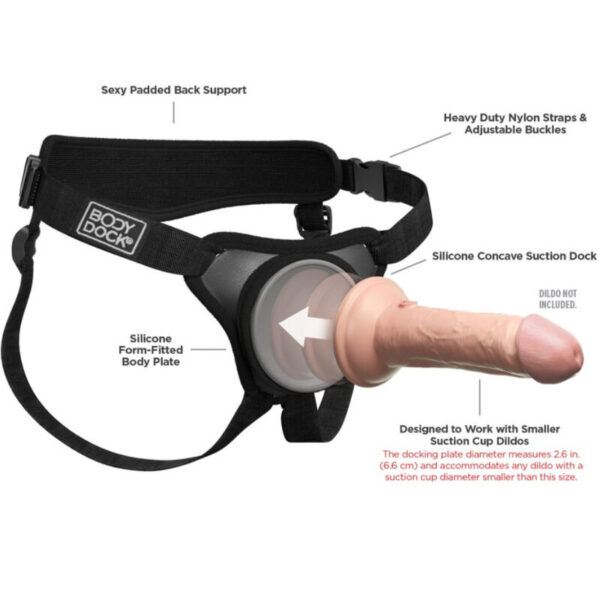 Pipedream Body Dock Elite Mini — Strap-On Harness — Non-Vibrating Harnesses — view 5