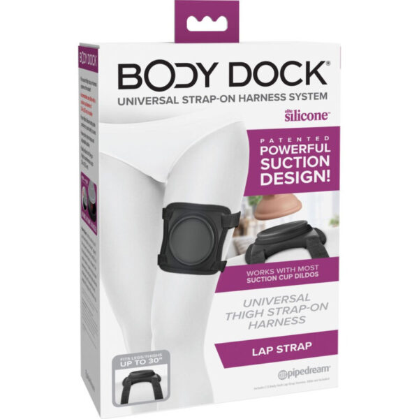 Pipedream Body Dock Lap Strap — Strap-On Harness, Thigh — Non-Vibrating Harnesses