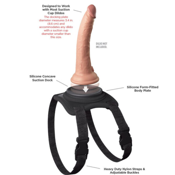 Pipedream Body Dock Lap Strap — Strap-On Harness, Thigh — Non-Vibrating Harnesses — view 5