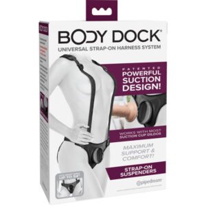Pipedream Body Dock Suspenders — Strap-On Harness — Non-Vibrating Harnesses