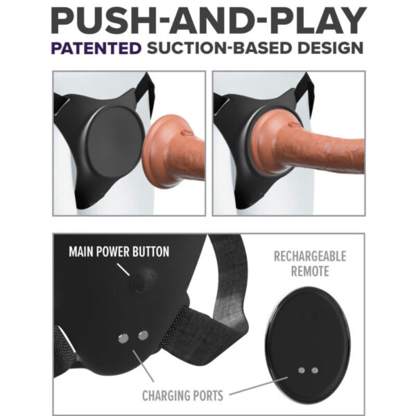 Pipedream Body Dock G-Spot Pro — Strap-On Harness, Vibrating — Strap-On Accessories — view 4