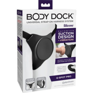 Pipedream Body Dock G-Spot Pro — Strap-On Harness, Vibrating — Strap-On Accessories