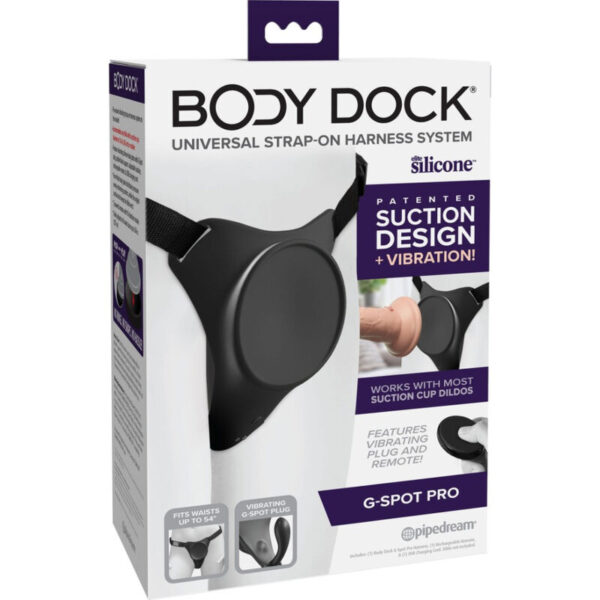 Pipedream Body Dock G-Spot Pro — Strap-On Harness, Vibrating — Strap-On Accessories