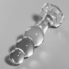 Nebula Series By Ibiza Model 1 — Glass Butt Plug, 10.5 cm — Anal