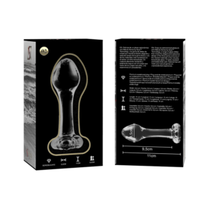 Nebula Series By Ibiza Model 2 — Glass Butt Plug, 11 cm — Anal — view 4