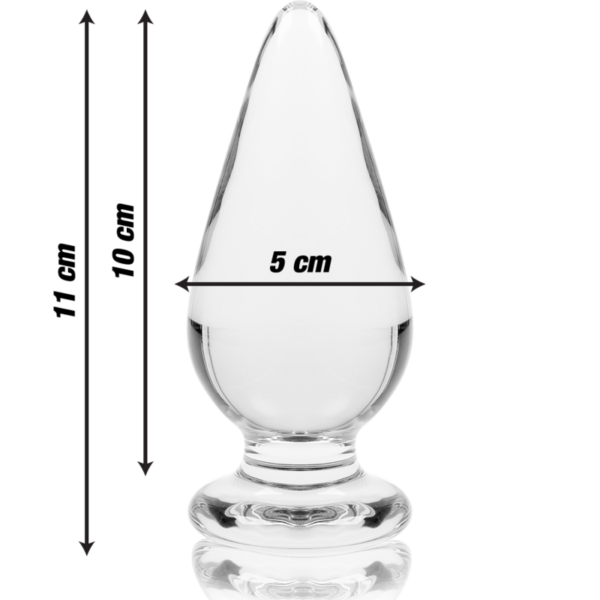 Nebula Series By Ibiza Model 4 — Glass Butt Plug, 11 cm — Anal — view 4
