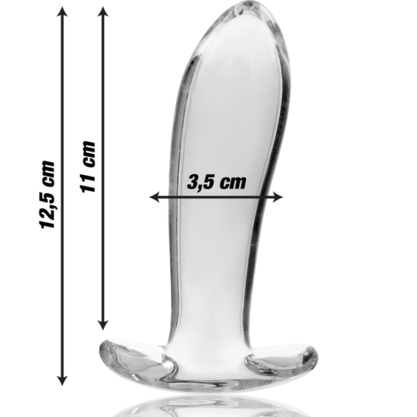 Nebula Series By Ibiza Model 5 — Glass Butt Plug, 12.5 cm — Anal — view 3