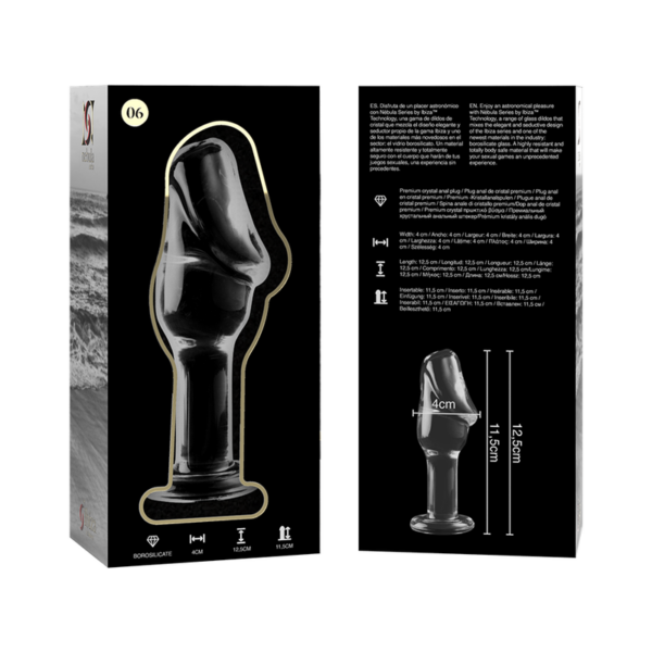 Nebula Series By Ibiza Model 6 — Glass Butt Plug, 12.5 cm — Anal — view 6