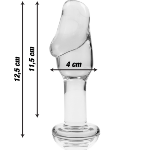 Nebula Series By Ibiza Model 6 — Glass Butt Plug, 12.5 cm — Anal — view 4