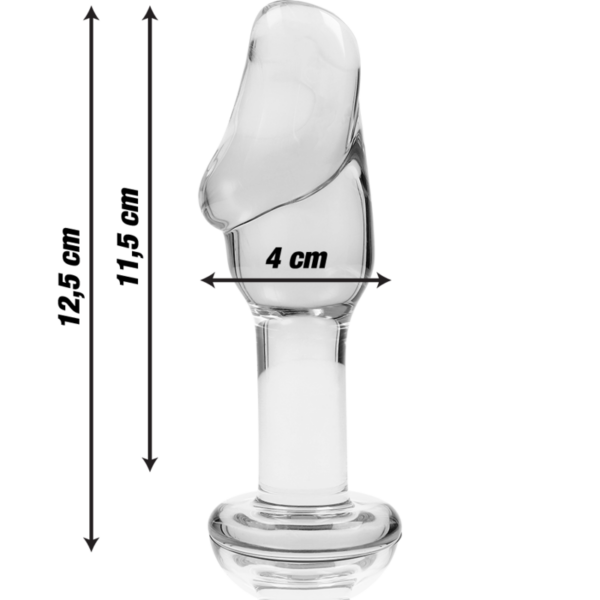Nebula Series By Ibiza Model 6 — Glass Butt Plug, 12.5 cm — Anal — view 4