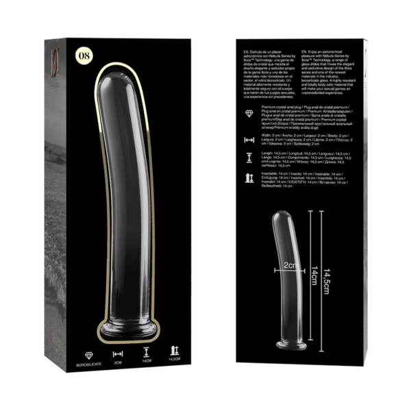 Nebula Series By Ibiza Model 8 — Glass Dildo, 14.5 cm — Dildos — view 5