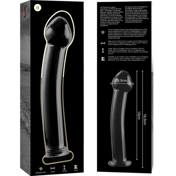 Nebula Series By Ibiza Model 11 — Glass Dildo, 16 cm — Dildos — view 6