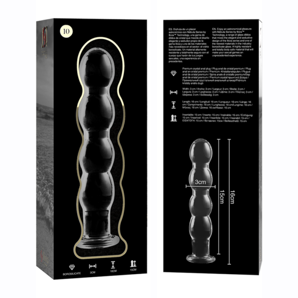 Nebula Series By Ibiza Model 10 — Glass Dildo, 16.5 cm — Dildos — view 7