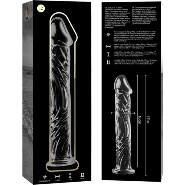 Nebula Series By Ibiza Model 12 — Glass Dildo, 17 cm — Dildos — view 6