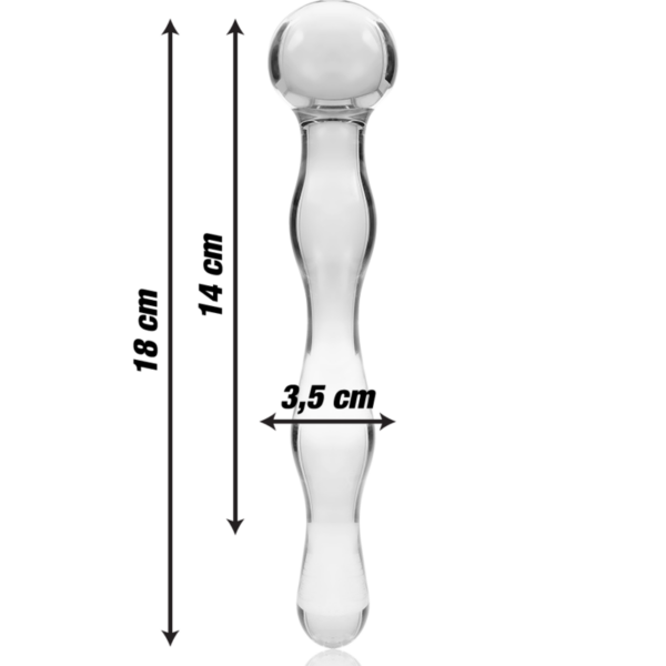 Nebula Series By Ibiza Model 13 — Glass Dildo, 18 cm — Dildos — view 5