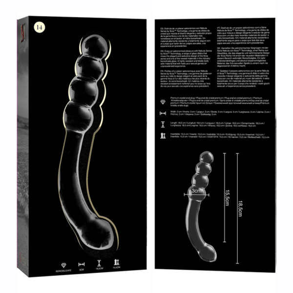Nebula Series By Ibiza Model 14 — Glass Dildo, 18.5 cm — Dildos — view 3