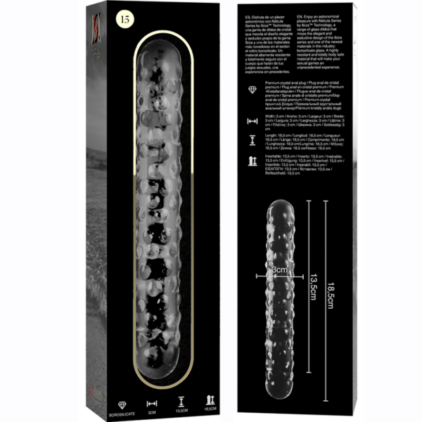 Nebula Series By Ibiza Model 15 — Glass Dildo, 18.5 cm — Dildos — view 6