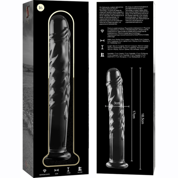 Nebula Series By Ibiza Model 16 — Glass Dildo, 18.5 cm — Dildos — view 6