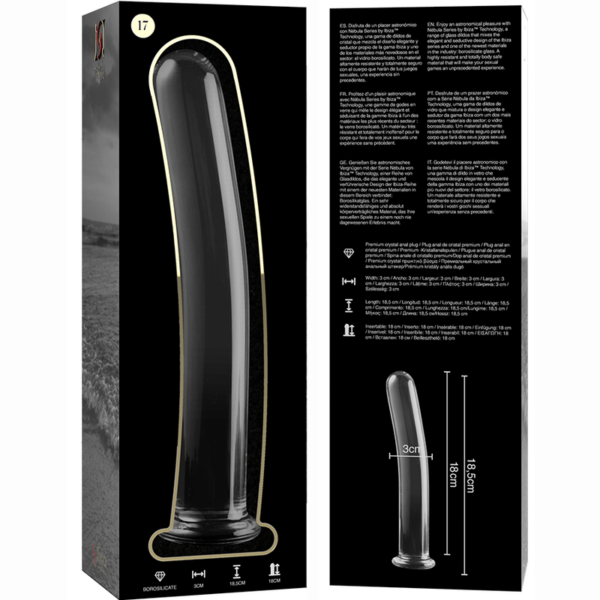 Nebula Series By Ibiza Model 17 — Glass Dildo, 18.5 cm — Dildos — view 6