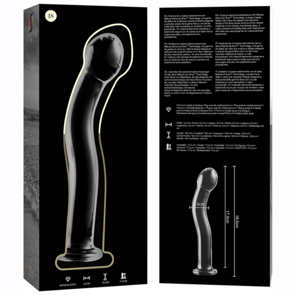 Nebula Series By Ibiza Model 18 — Glass Dildo, 18.5 cm — Dildos — view 6