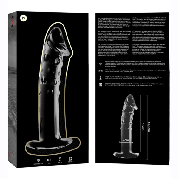 Nebula Series By Ibiza Model 19 — Glass Dildo, 18.5 cm — Dildos — view 6
