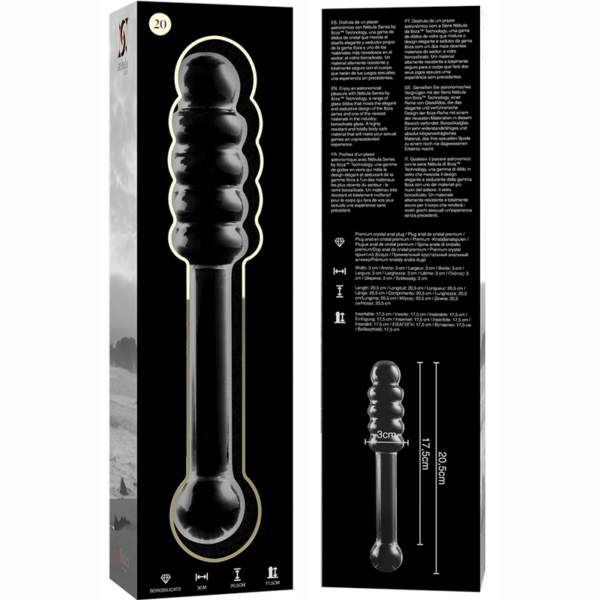 Nebula Series By Ibiza Model 20 — Glass Dildo, 20.5 cm — Dildos — view 4