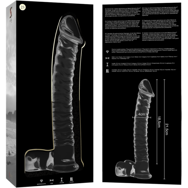 Nebula Series By Ibiza Model 23 — Glass Dildo, 21.5 cm — Dildos — view 3
