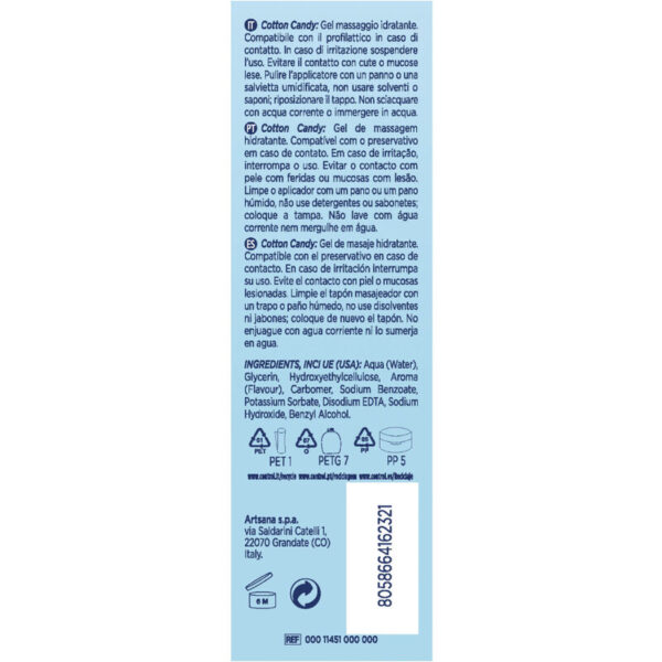 Control Cotton Candy — Massage Gel, 200 ml — Body Massage Oils — view 2